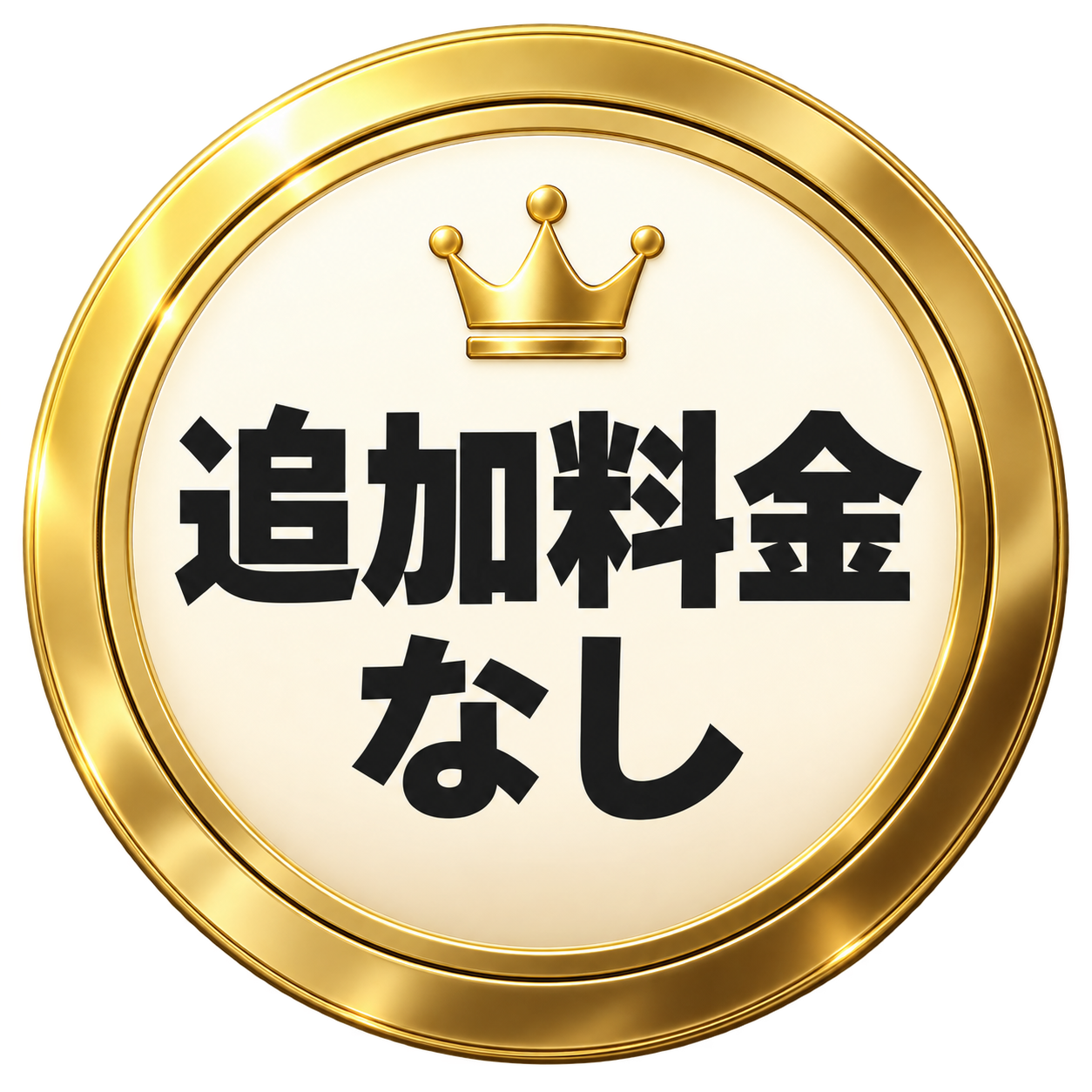 追加料金なし