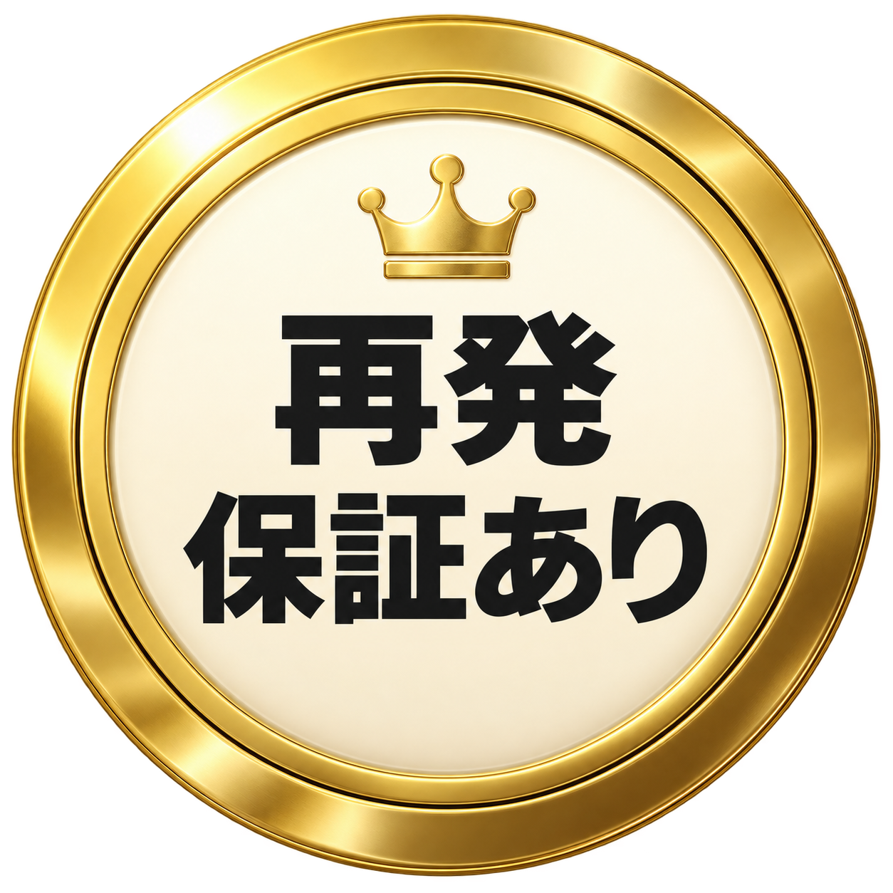再発保証あり